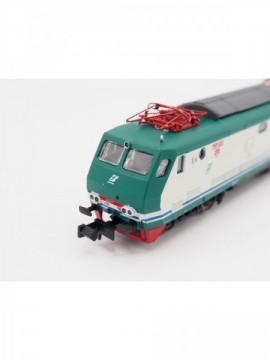 scala N PI1201 locomotiva elettrica FS E 444R 046 livrea grigio rossa 
