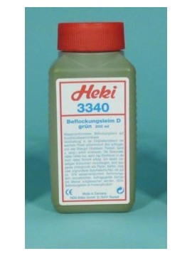 HEKI 3340 Confezione di colla per modellismo (colore verde) contenuto ml.  200