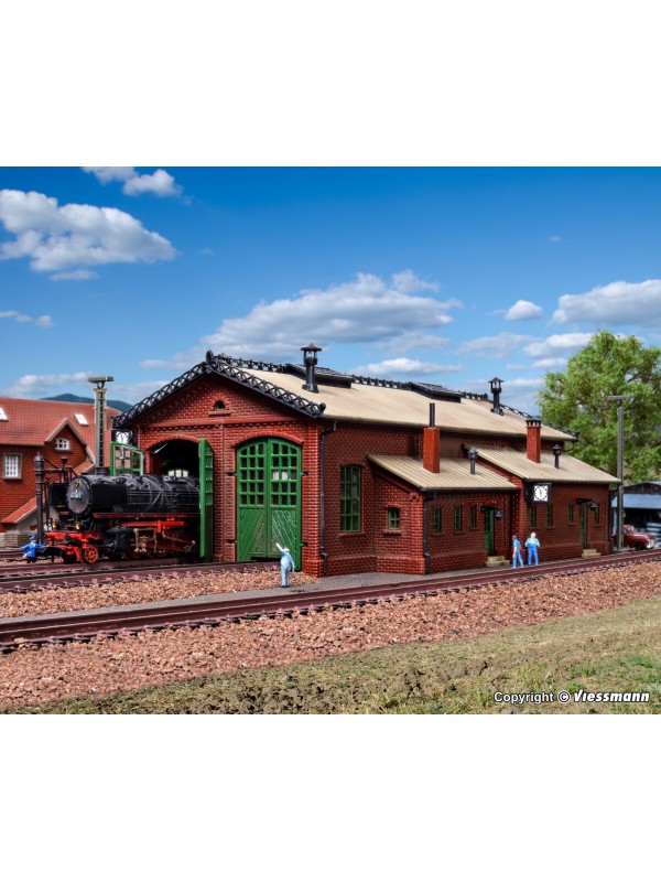 VOLLMER 47608 Scala N Rimessa locomotive in mattoni a due posti